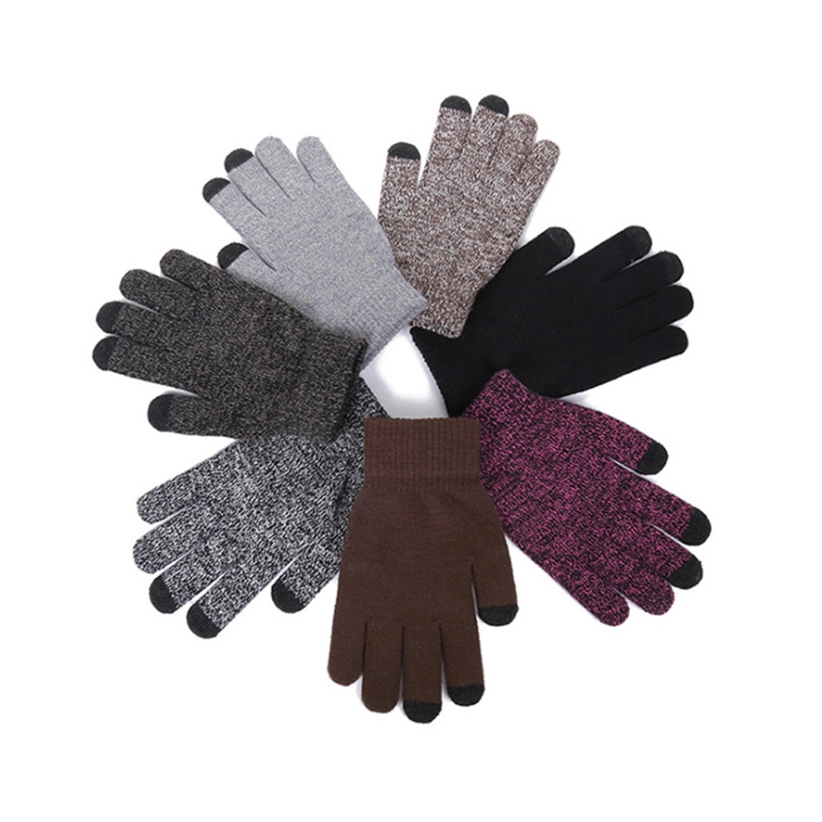 Winter Warm Knitted Touchscreen Gloves 2