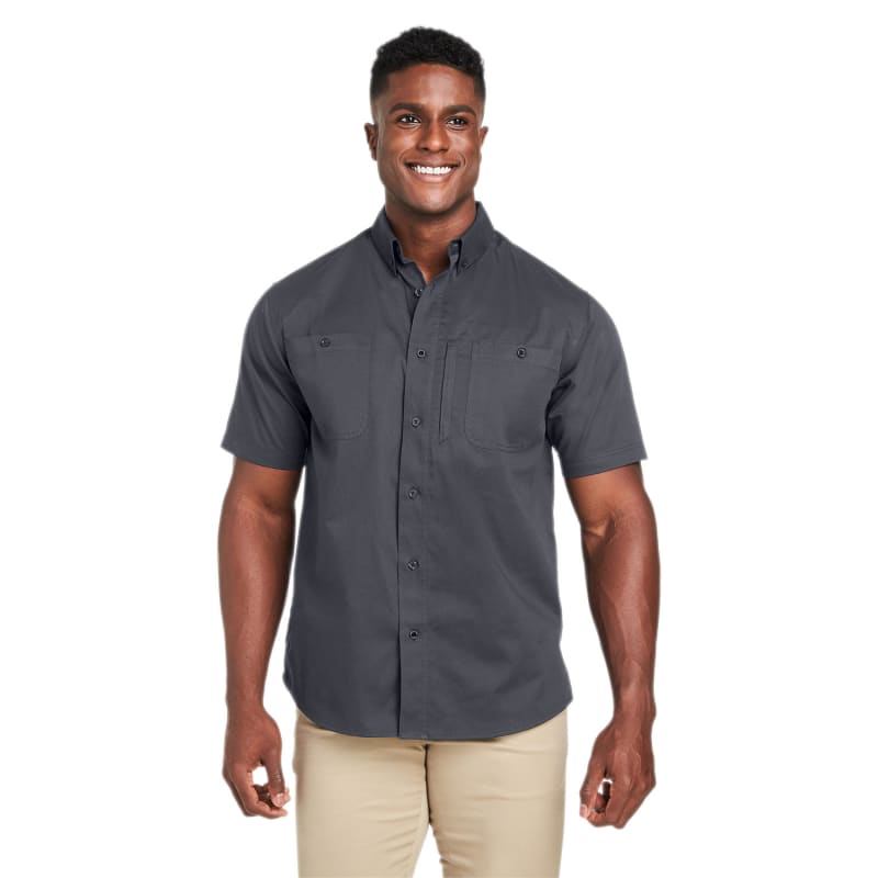 Harriton Men's Advantage IL Short-Sleeve Work Shirt 4