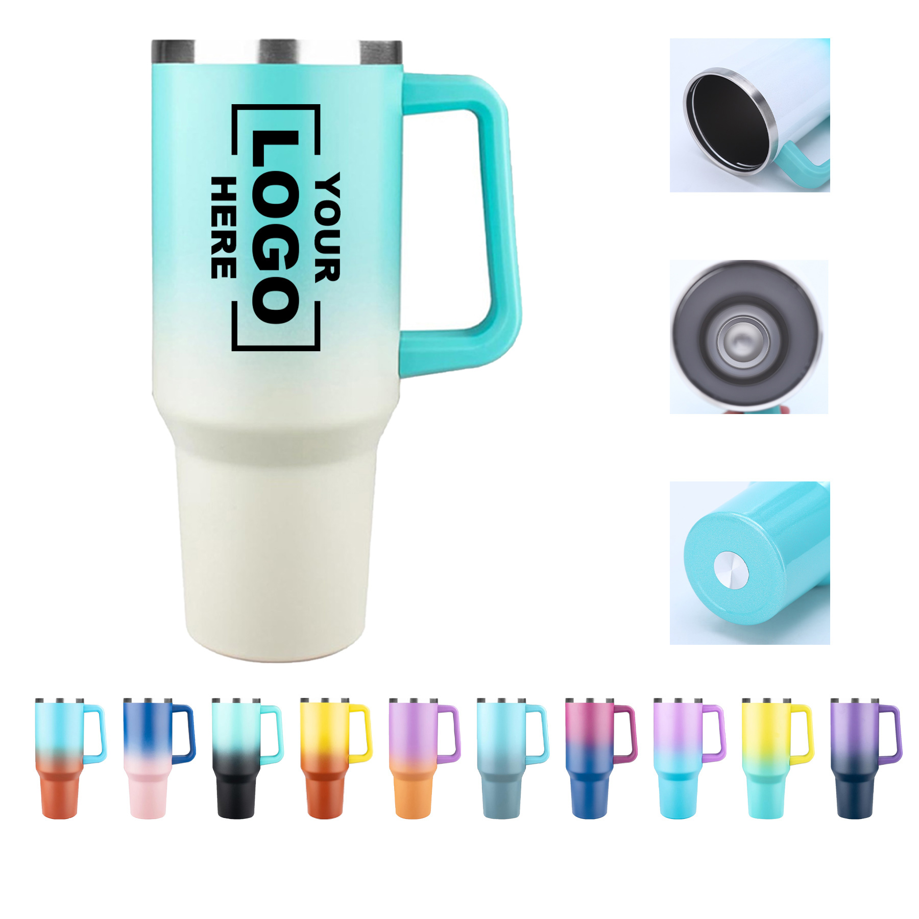 40 oz Gradient Stainless Steel Insulated Tumbler 2