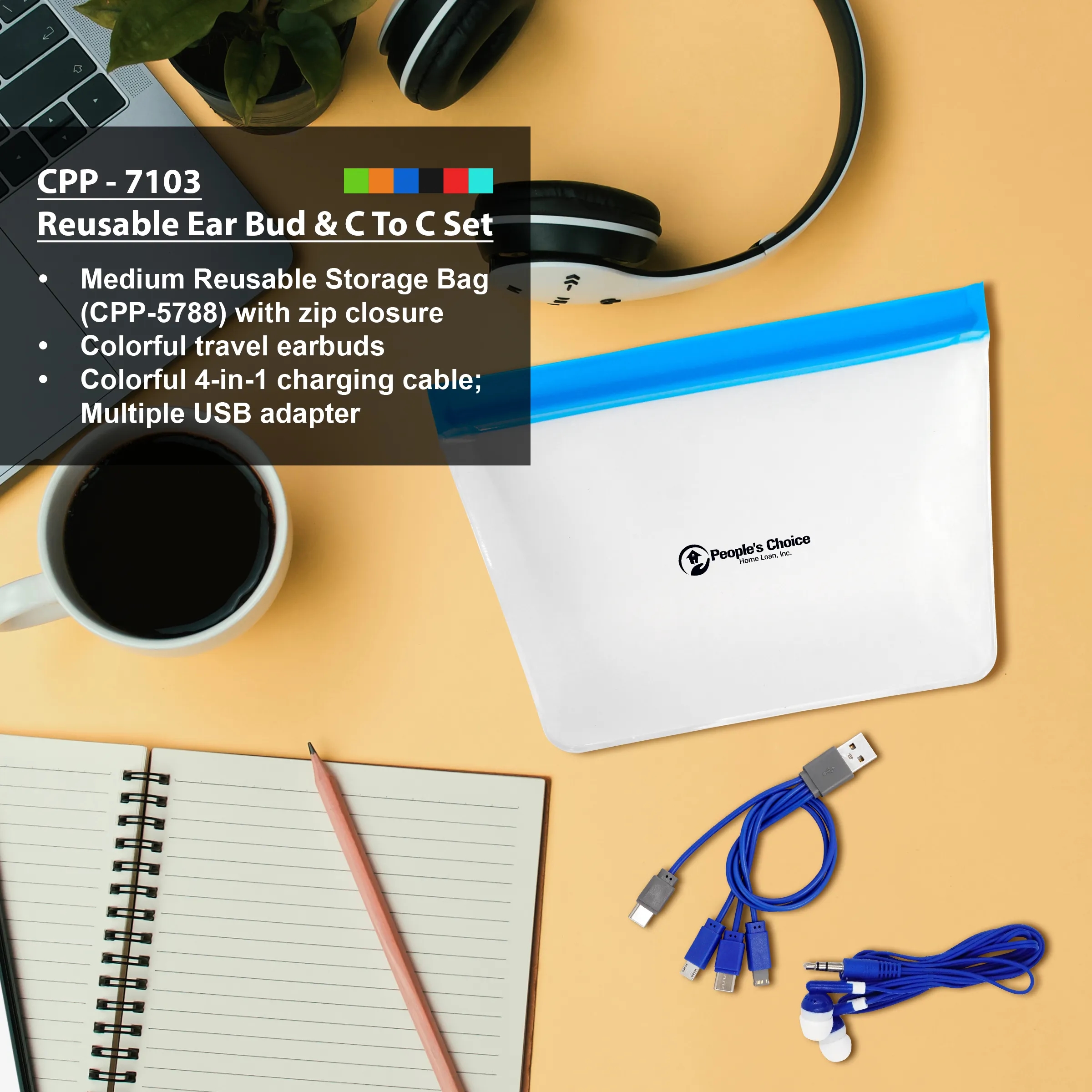 Reusable Ear Bud & C to C Set 5