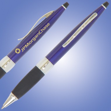 TWIST ACTION BALLPOINT PEN-BLUE 1