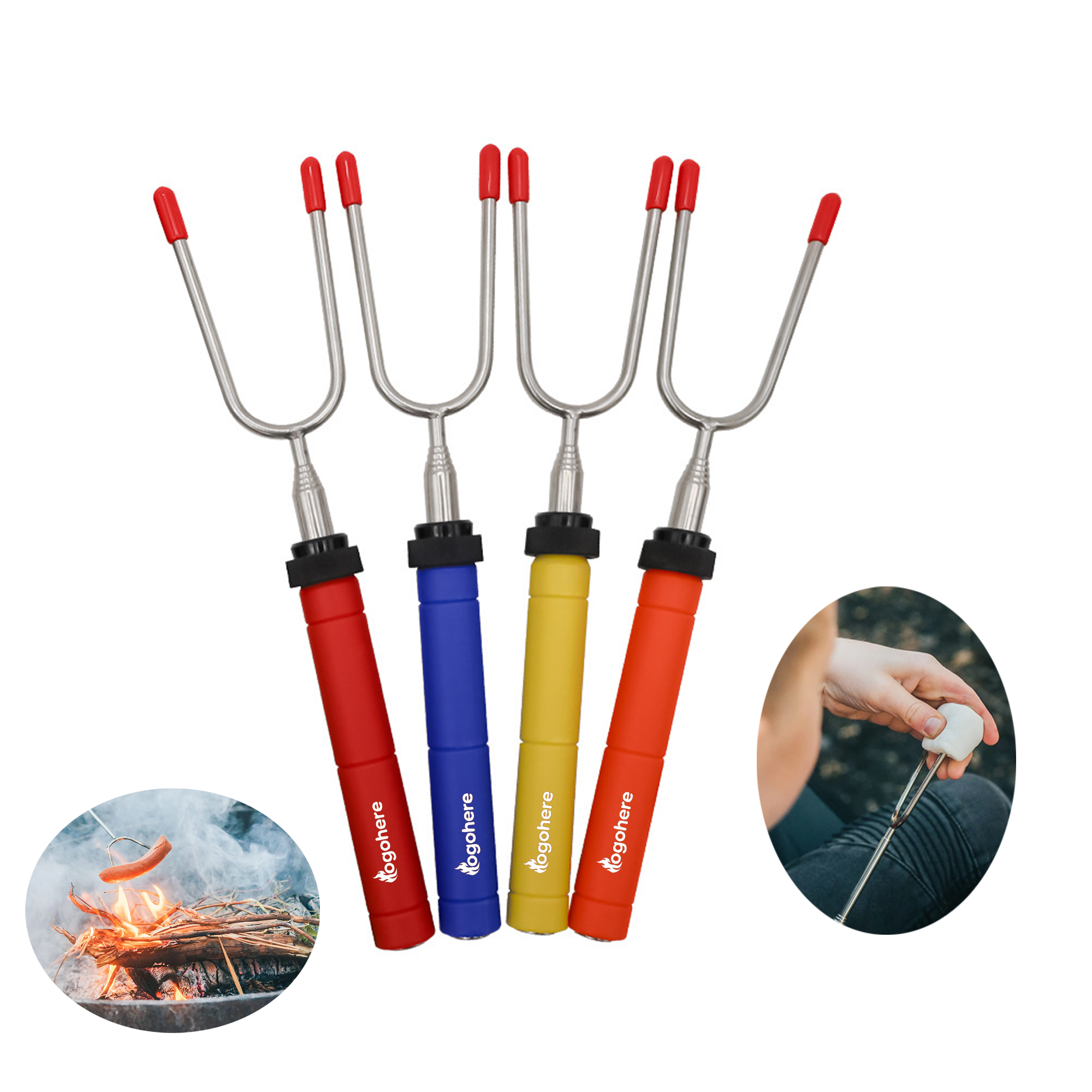 MOQ 50 Retractable Rotating Fork 2