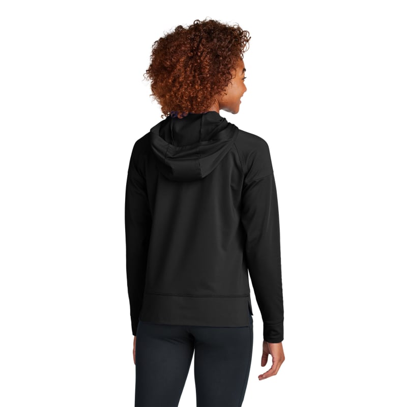 Sport-Tek Women's Sport-Wick Stretch 1/2-Zip Hoodie, custom hoodie or sweatshirt with logo imprint 18