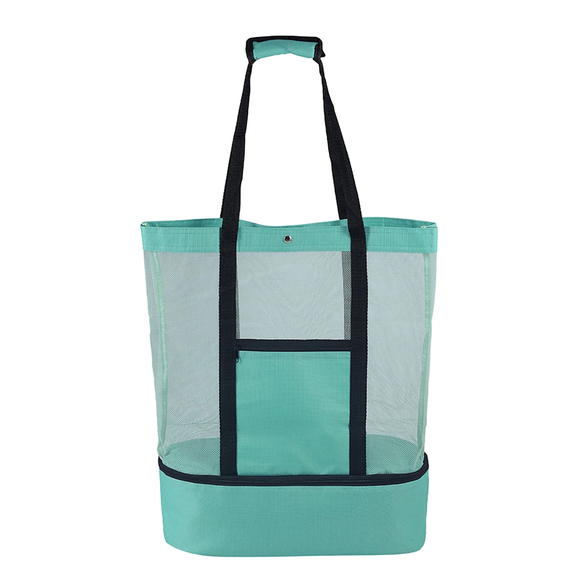 Mesh Picnic Beach Bag, custom tote bag with logo imprint 3