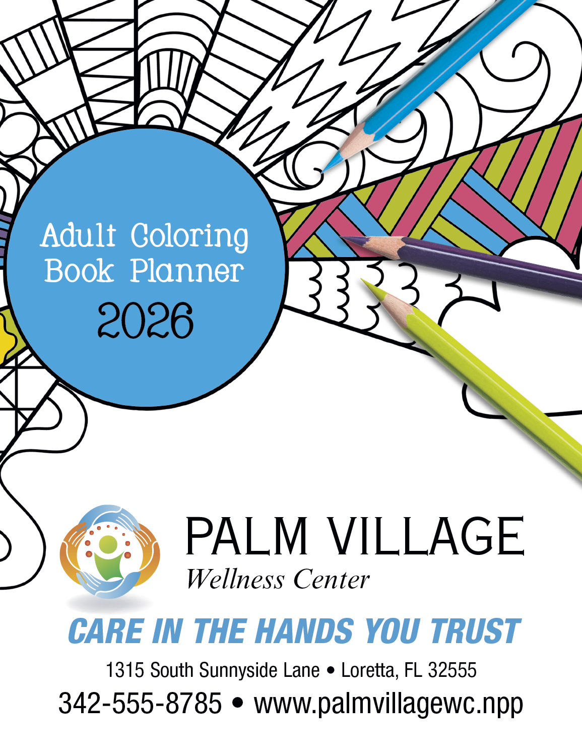 Good Value™ Adult Coloring Book Planner 23