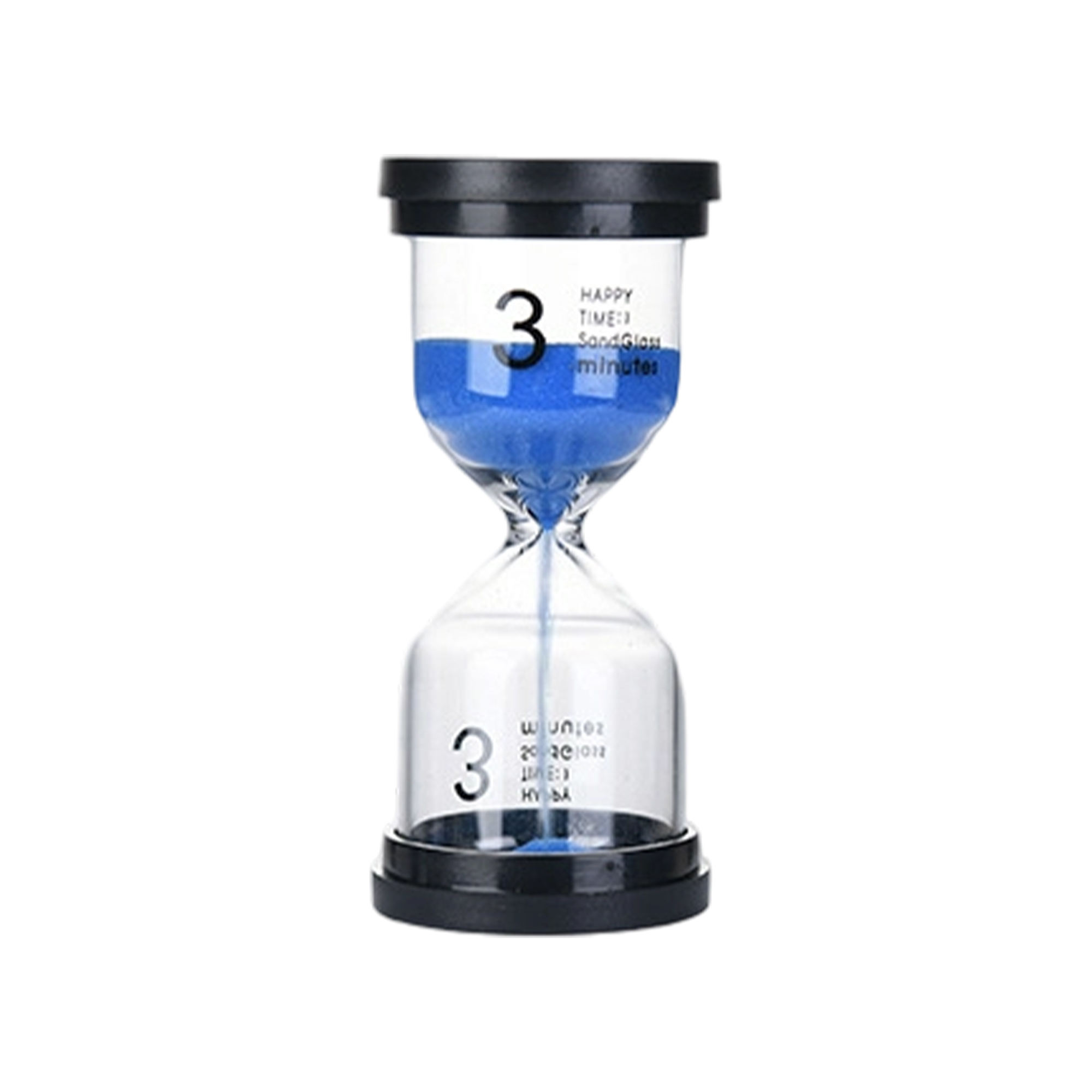 Glass Sand Timer Hourglass 3.9" By 1.8", custom clock with logo imprint 13