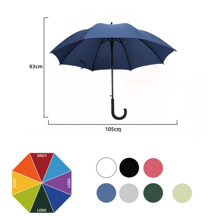 Double Ventilated Long Handle Umbrella 2