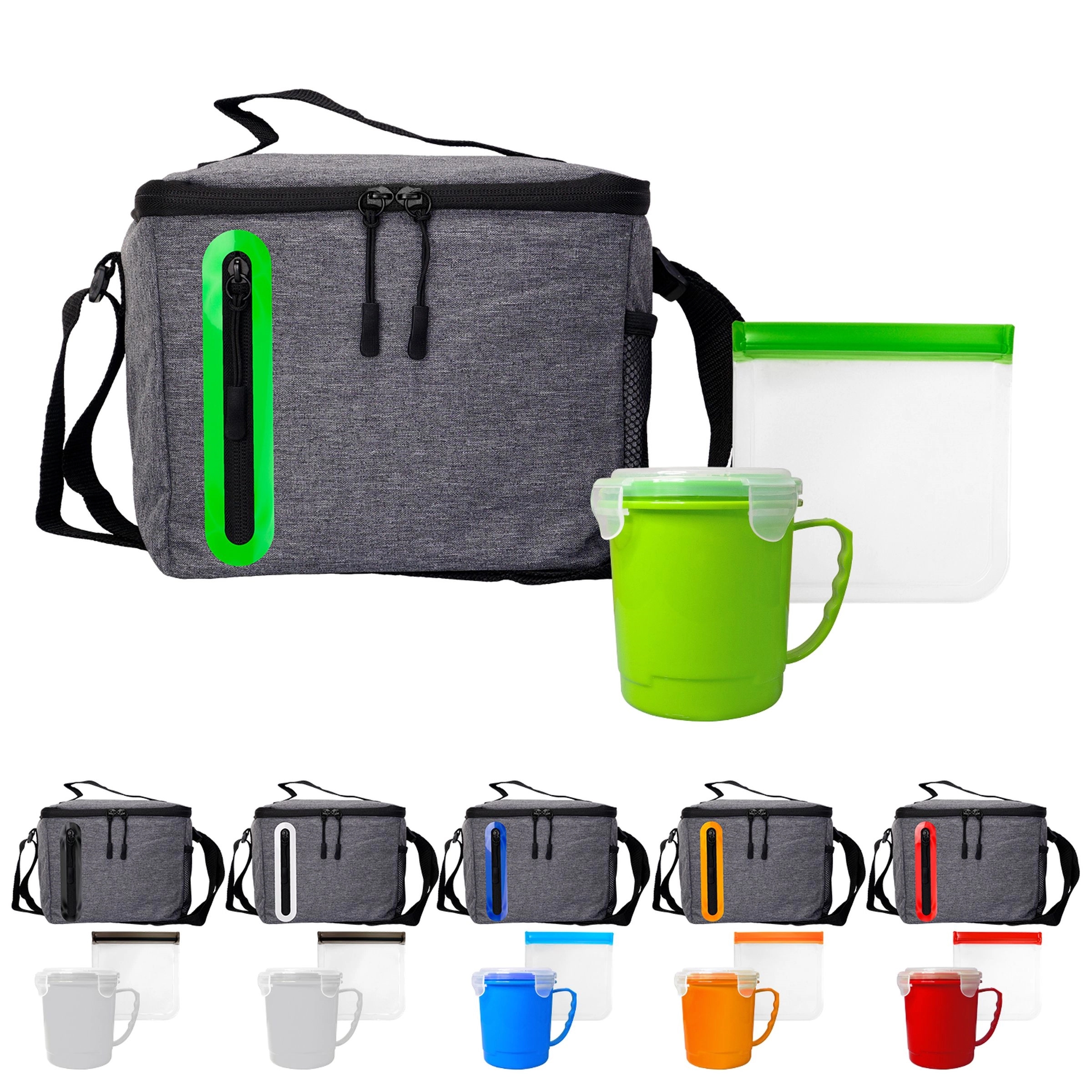 Soup & Sandwich Oval Cooler Lunch Set 18