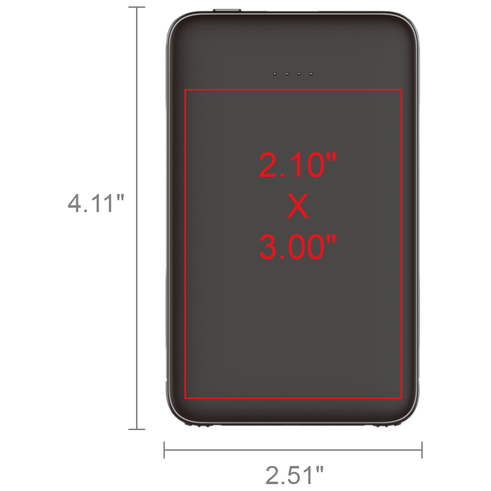 Hermosa 2.1A Output 5000mAh Card Shape Power Bank 17