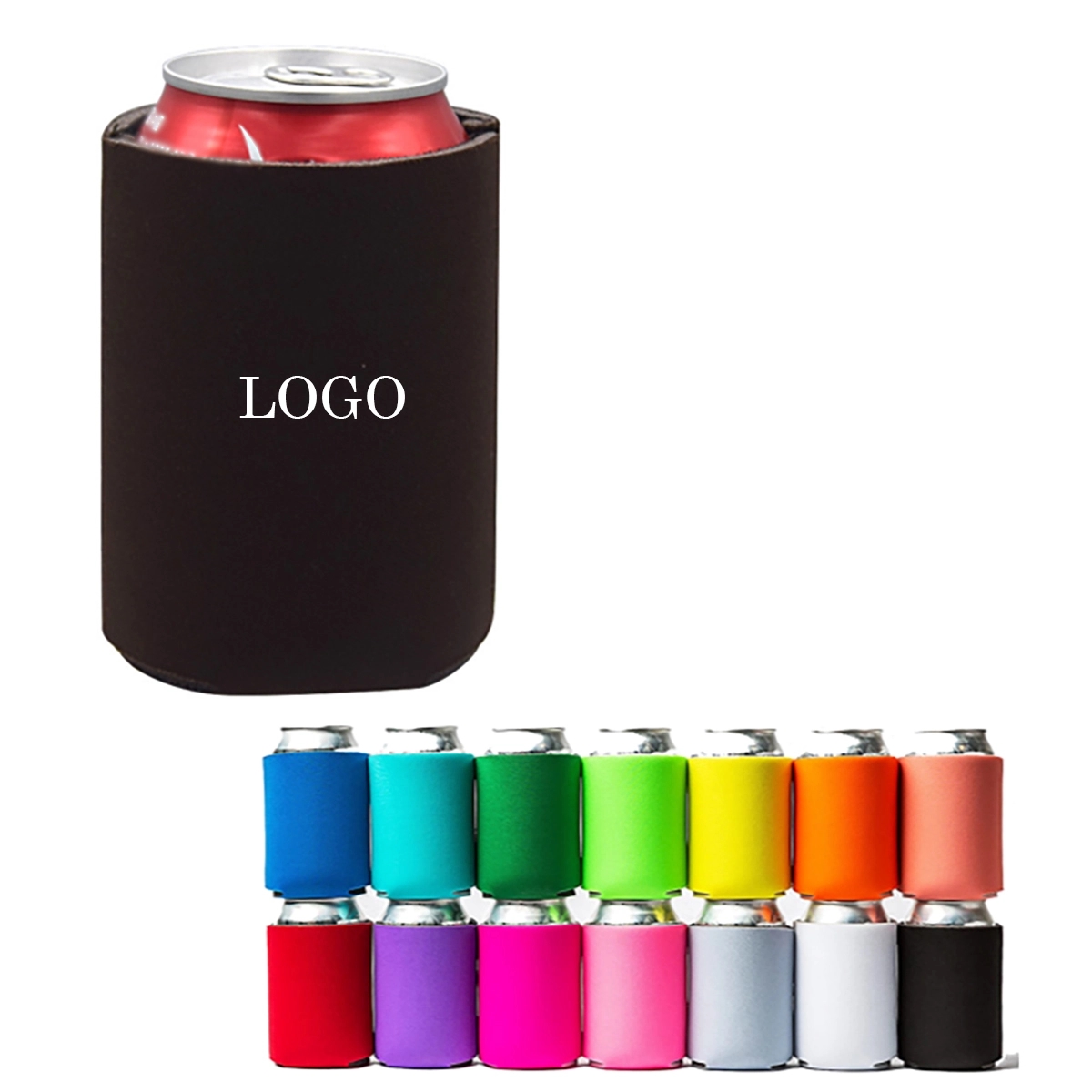 Beer Can Cooler Sleeves, custom koozie with logo imprint 2