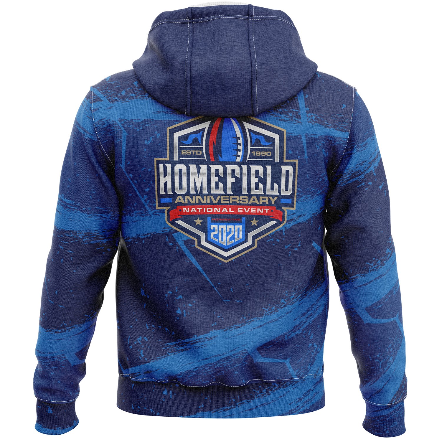 Youth 310 GSM Interlock Fleece Sublimation Pullover Hoodies w/  Kangaroo Pocket 6