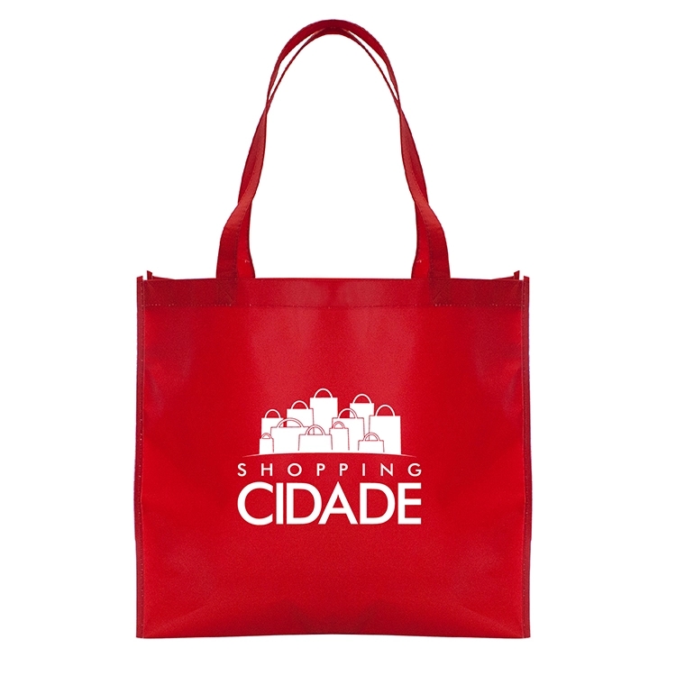 COSMO LARGE MATTE LAMINATED TOTE 3