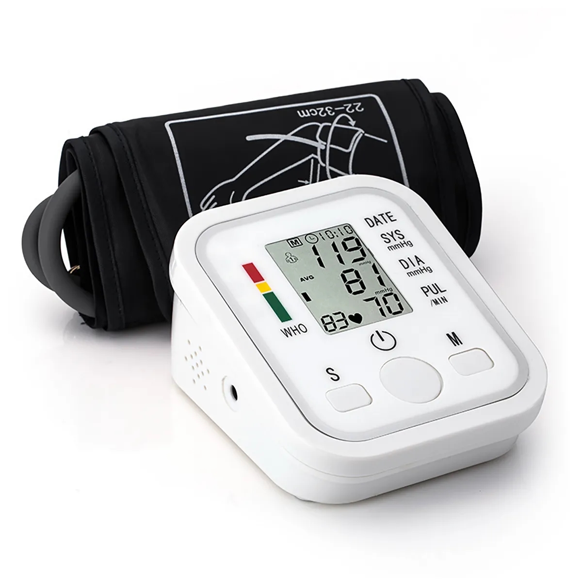 Smart Upper Arm Blood Pressure Monitor with Wide Range Cuff 1