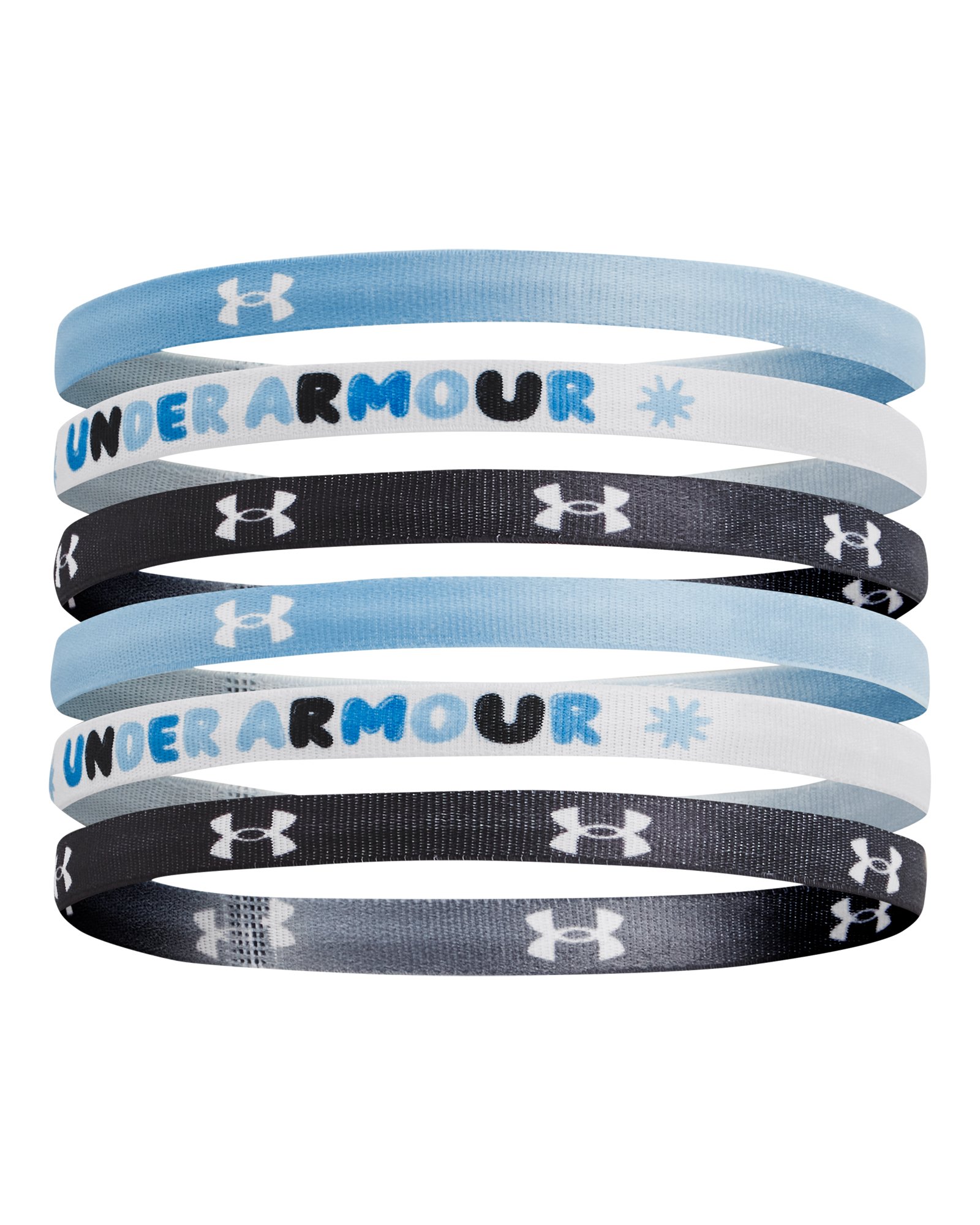 UA Graphic Girls' 6 Pack Headbands 2