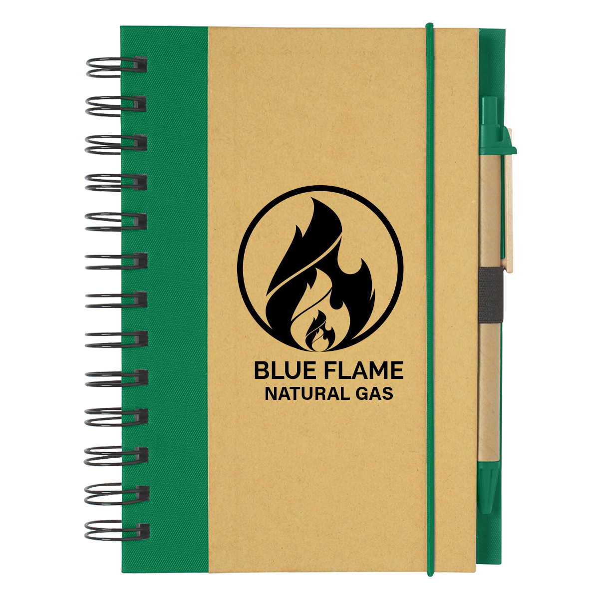 ECO-INSPIRED SPIRAL NOTEBOOK & PEN 22