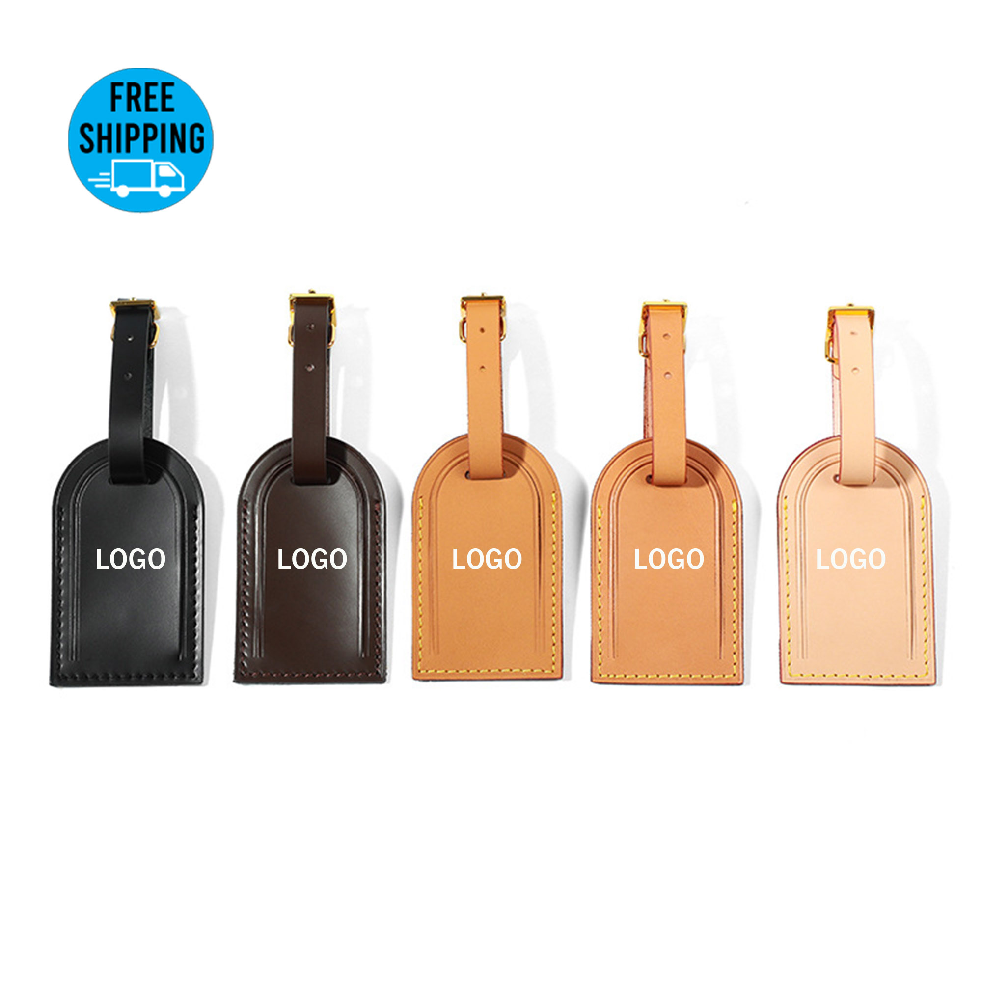 Genuine Leatherette Luggage Tag 1