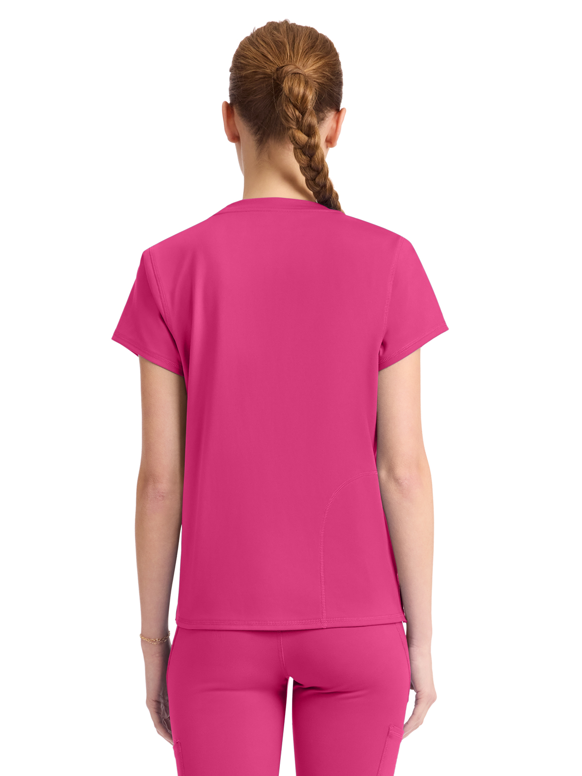 Med Couture - MC AMP KNIT - Women's 2-Pocket Crew Neck Tee 8