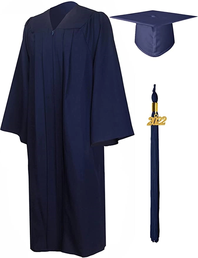 GradSeason Matte Graduation Gown Cap Tassel Set 2025 16