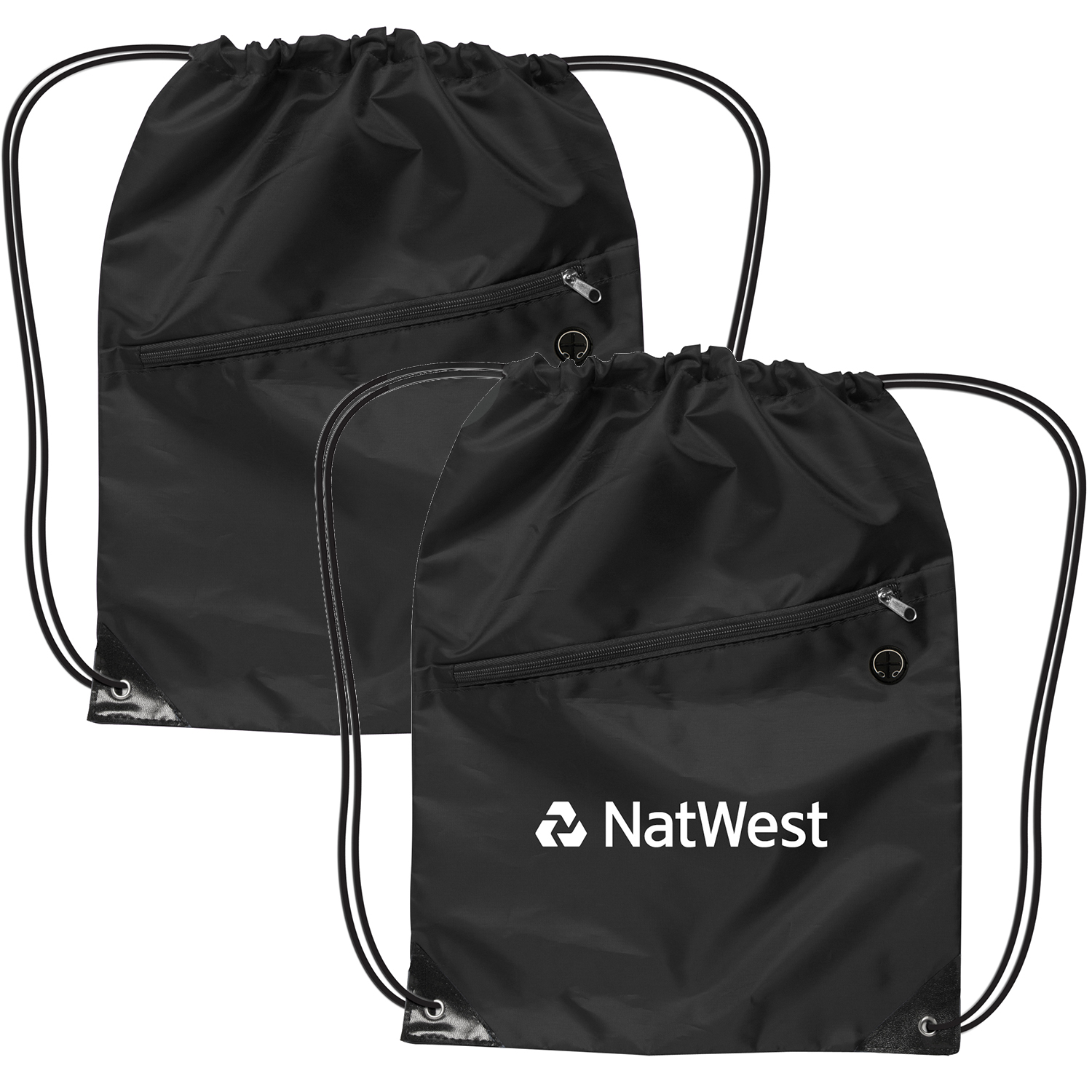 Drawstring Backpacks With Earbud Port 10