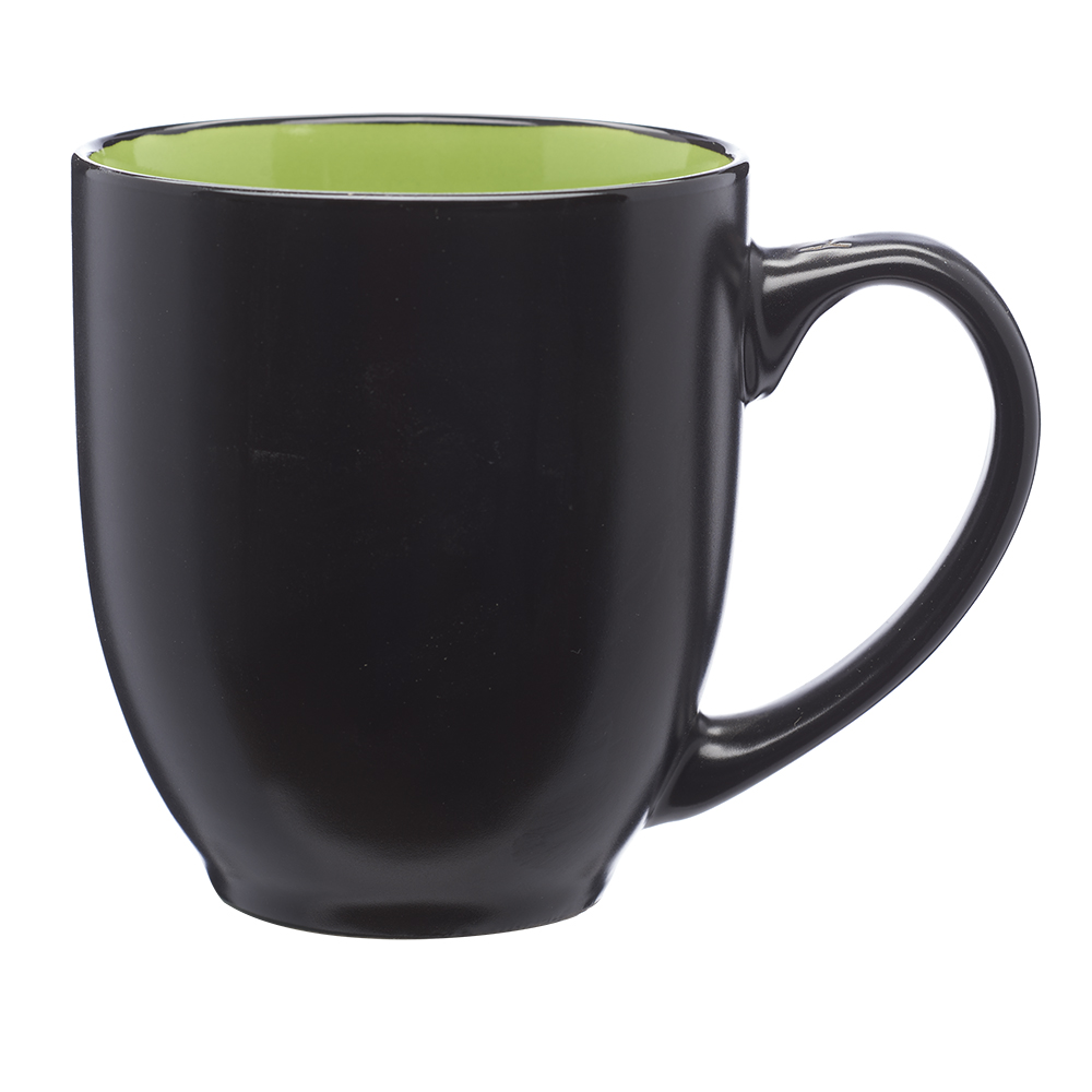 16 oz. Bistro Two-Tone Ceramic Custom Mug - Colors 6