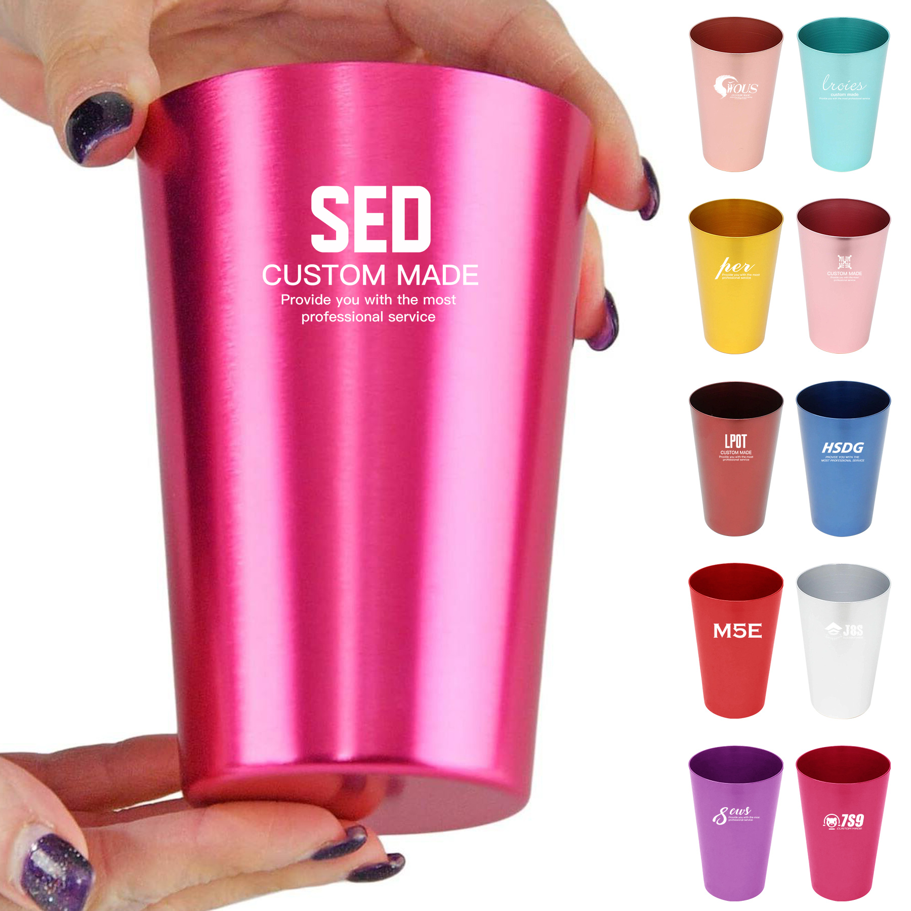 Reusable Aluminum Pub Beer Cup 5