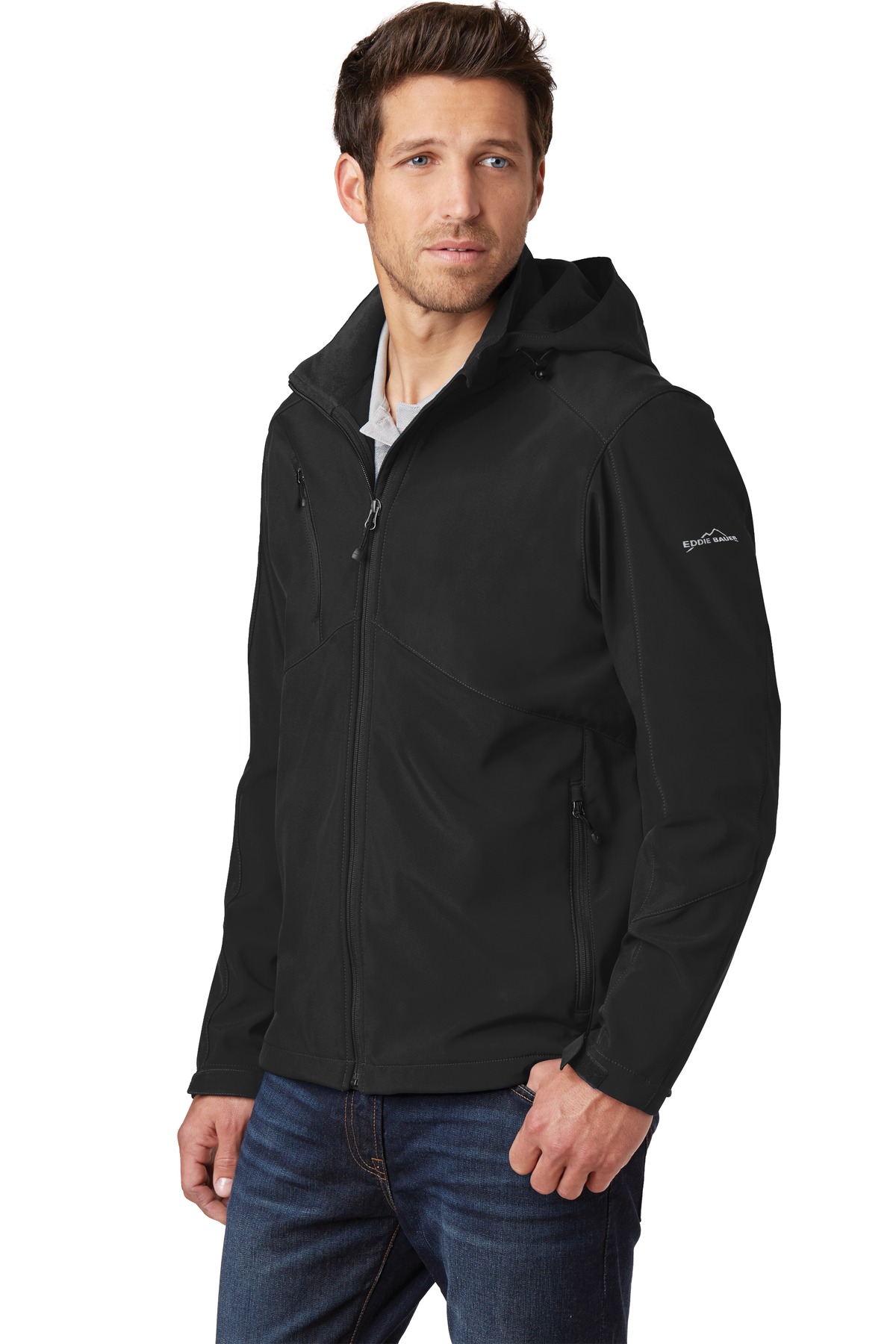 Eddie Bauer Hooded Soft Shell Parka. EB536 22