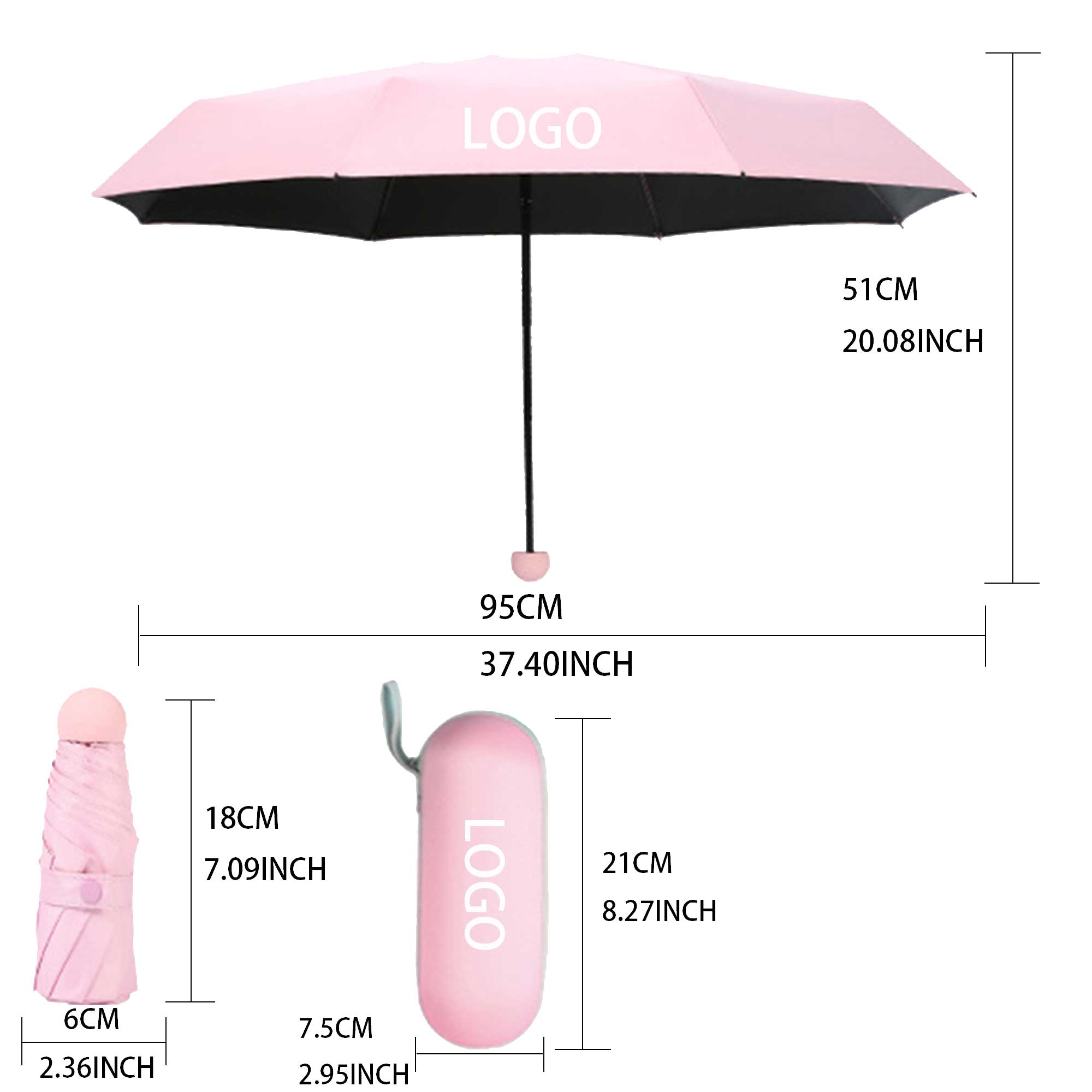 Collapsible Sun Protection Umbrella 3