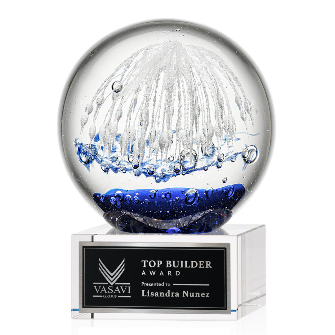 Starburst Award on Hancock Base - Clear