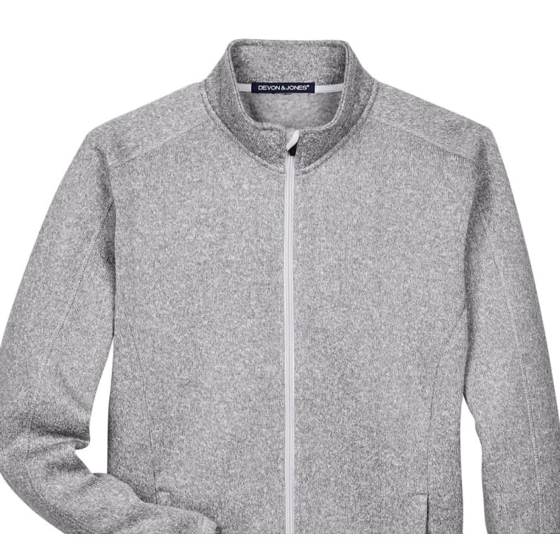 Devon & Jones Men's Bristol Full-Zip Sweater Fleece Jacket 9