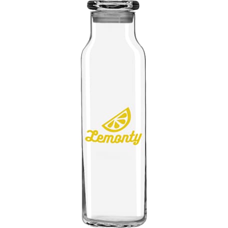 Glass Water Bottle w/ Lid 24 oz. 5