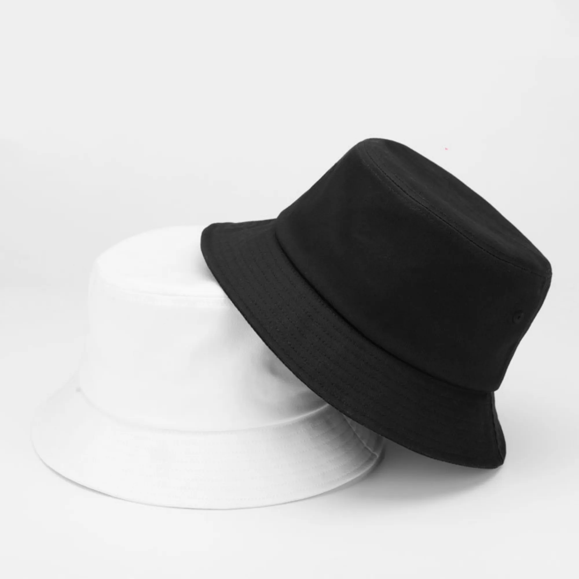 100% Cotton Bucket Hat Summer Travel Beach Sun Cap 2