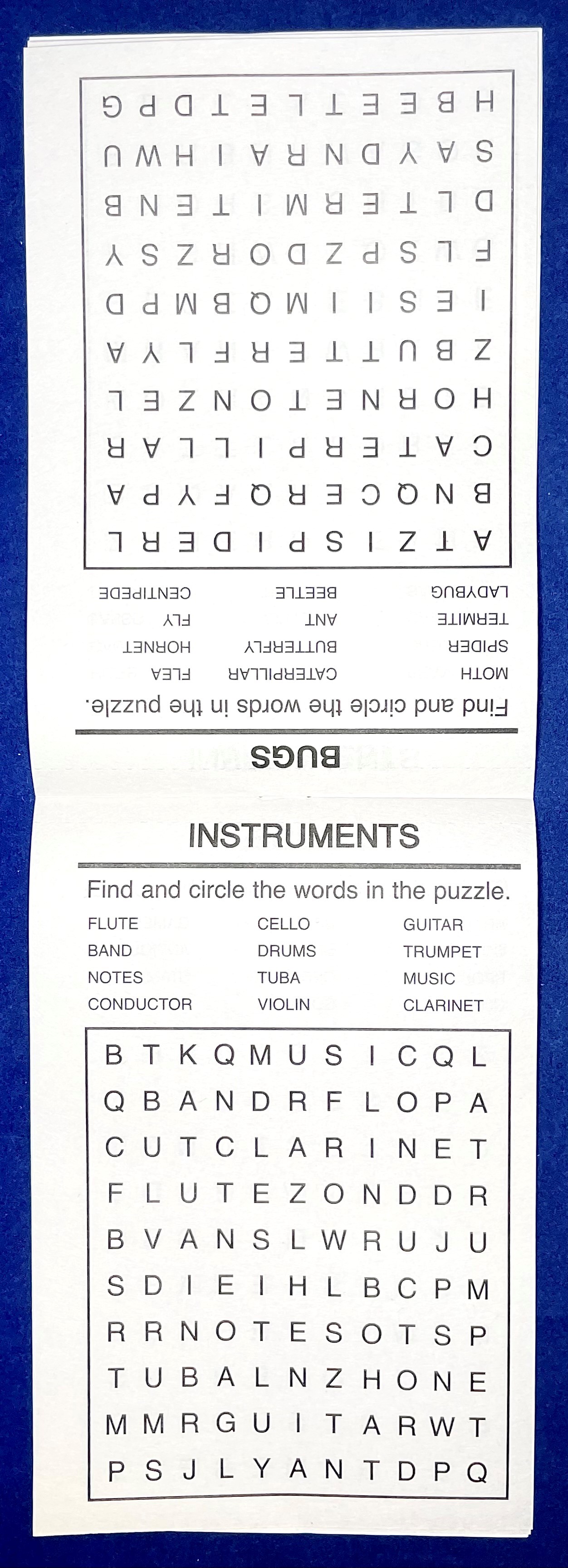 ACTIVITY PAD - Word Search Activity Pad 5