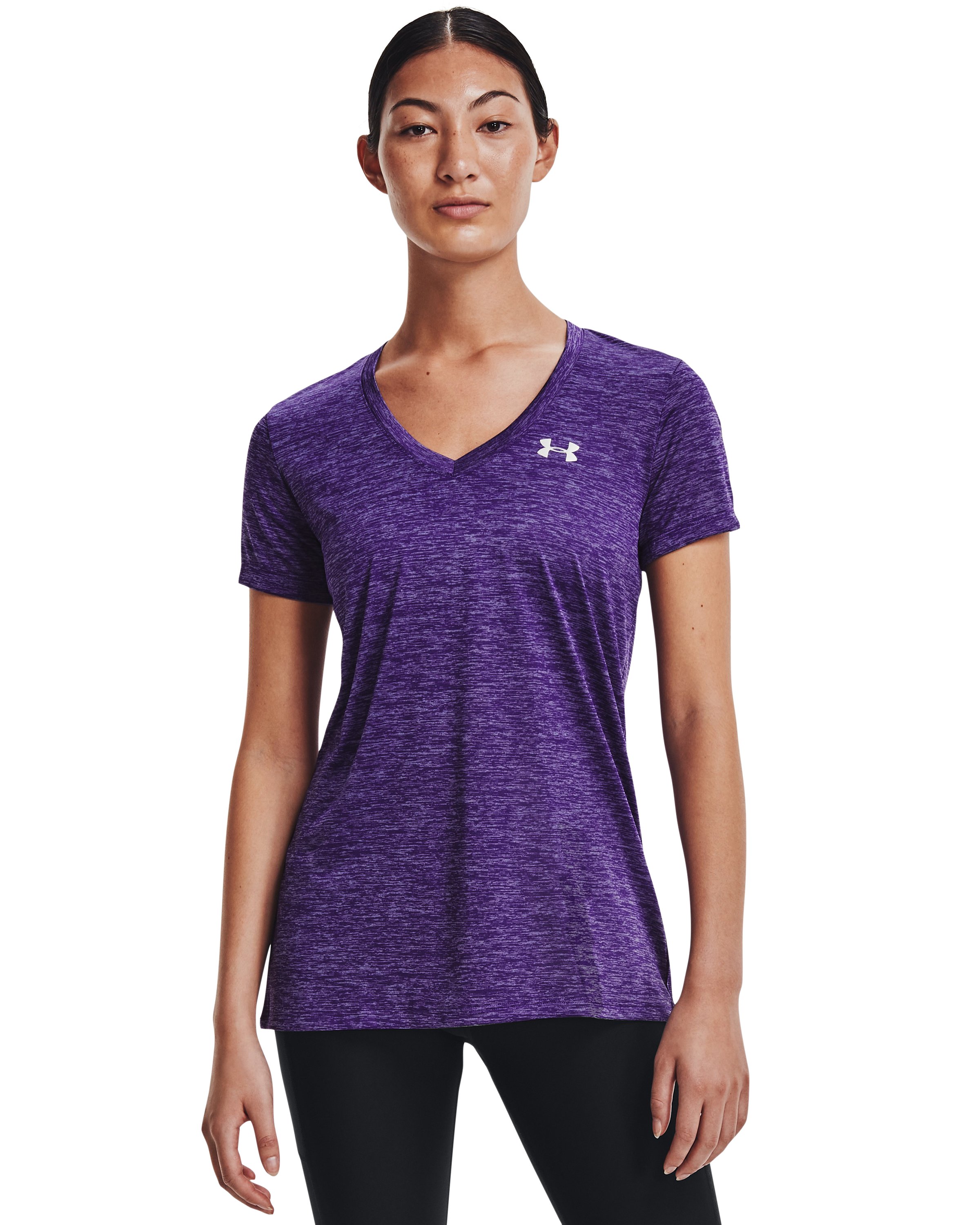 UA Tech Twist Women's V-Neck Short Sleeve 34