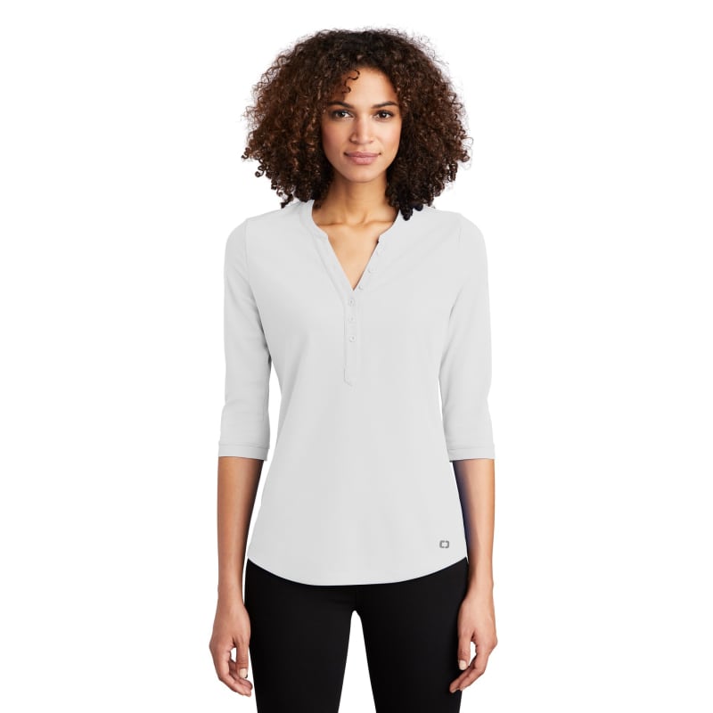 OGIO Women's Jewel Henley 2
