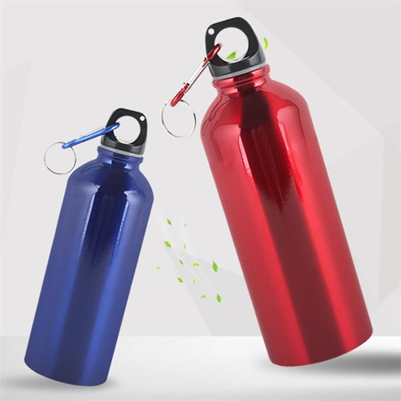 25 Oz. Aluminum Water Bottle w/Carabiner, custom water bottle with logo imprint 5