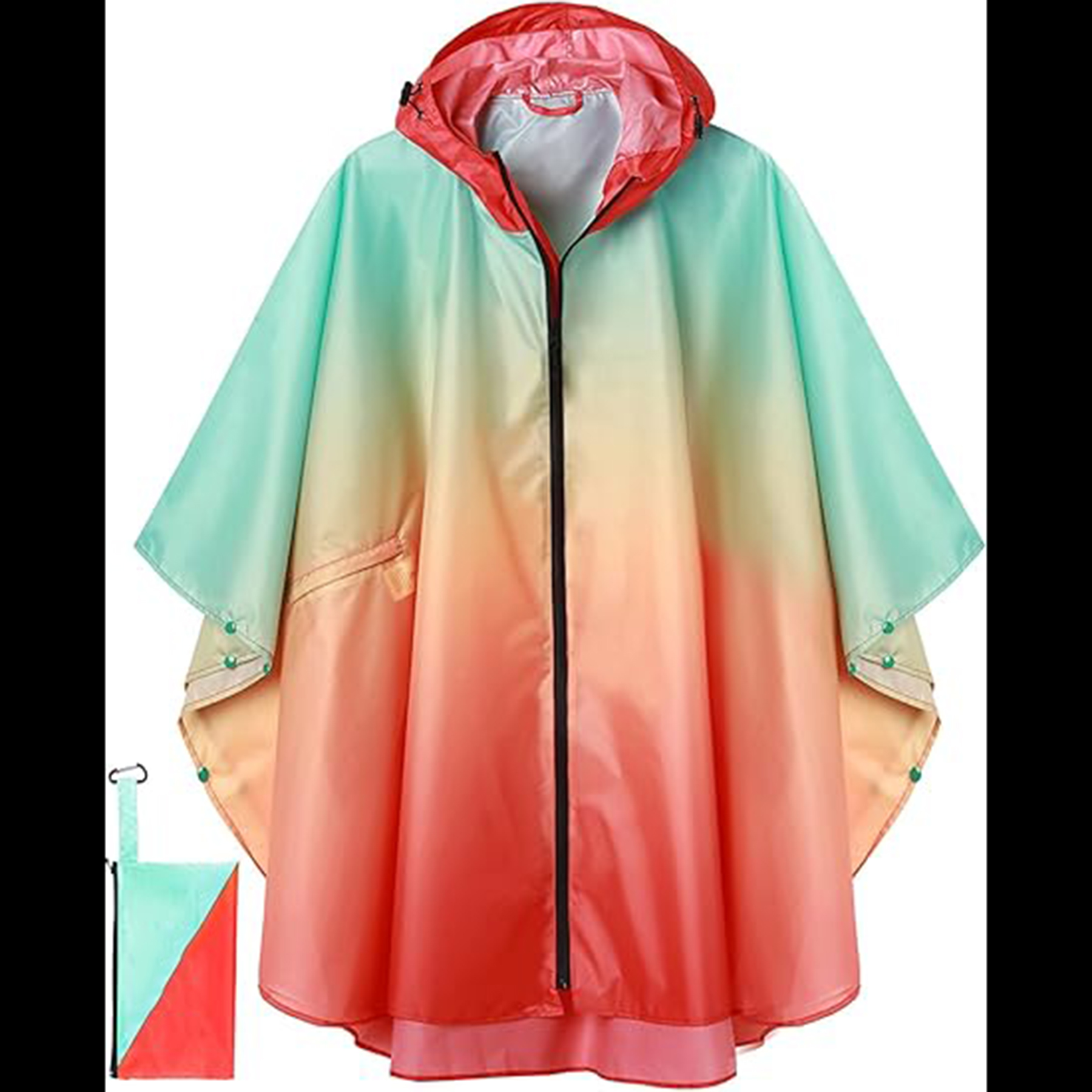Unisex Hooded Poncho 26