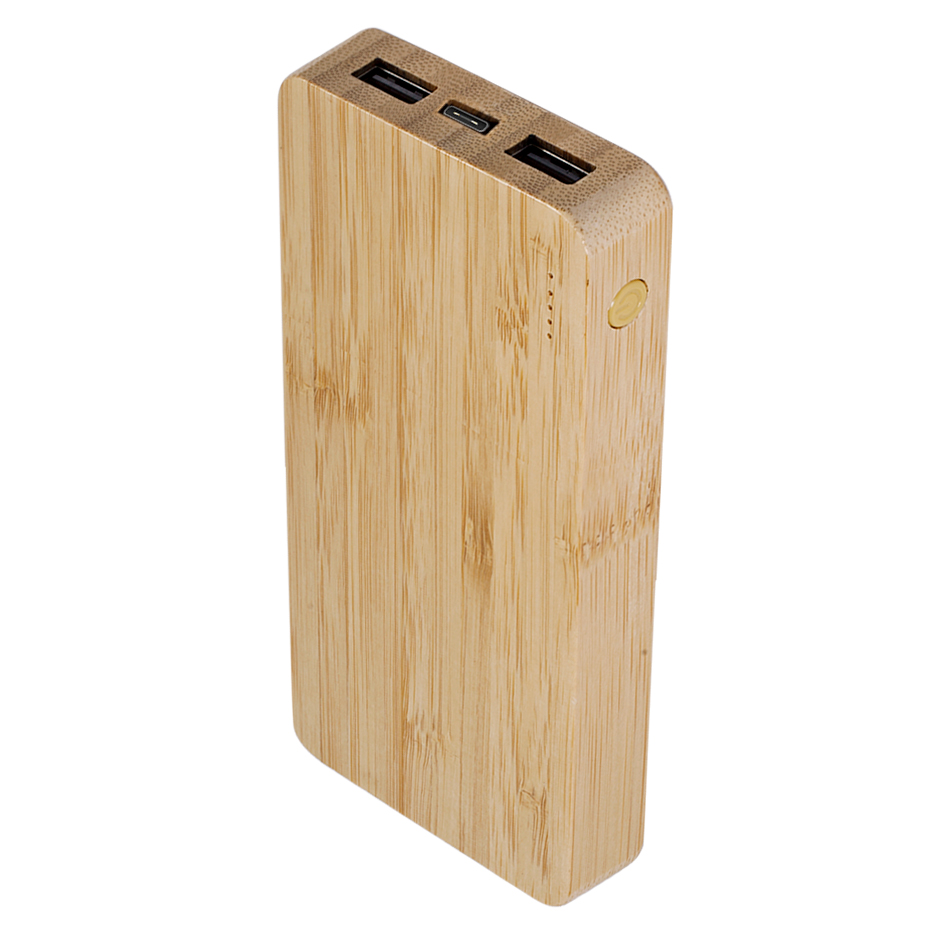 Eco-Friendly Bamboo 10W Fast Wireless Charger And 10000mAh Power Bank 15