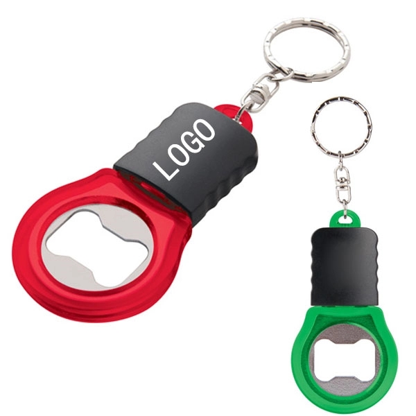 Promotional Bright Idea Bottle Opener Key Light 3