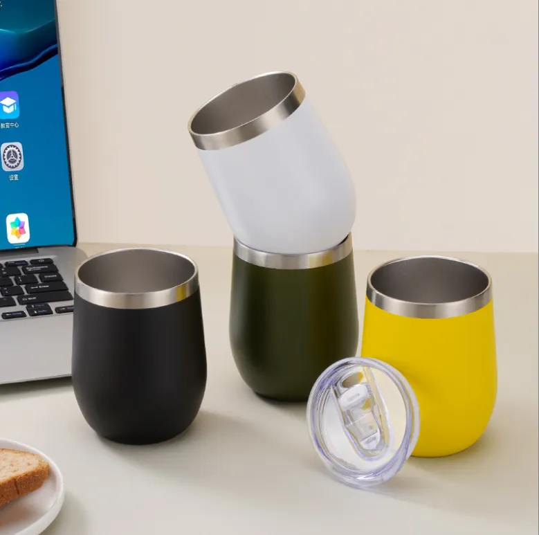 12 oz Stainless Steel Tumbler with Lid 4
