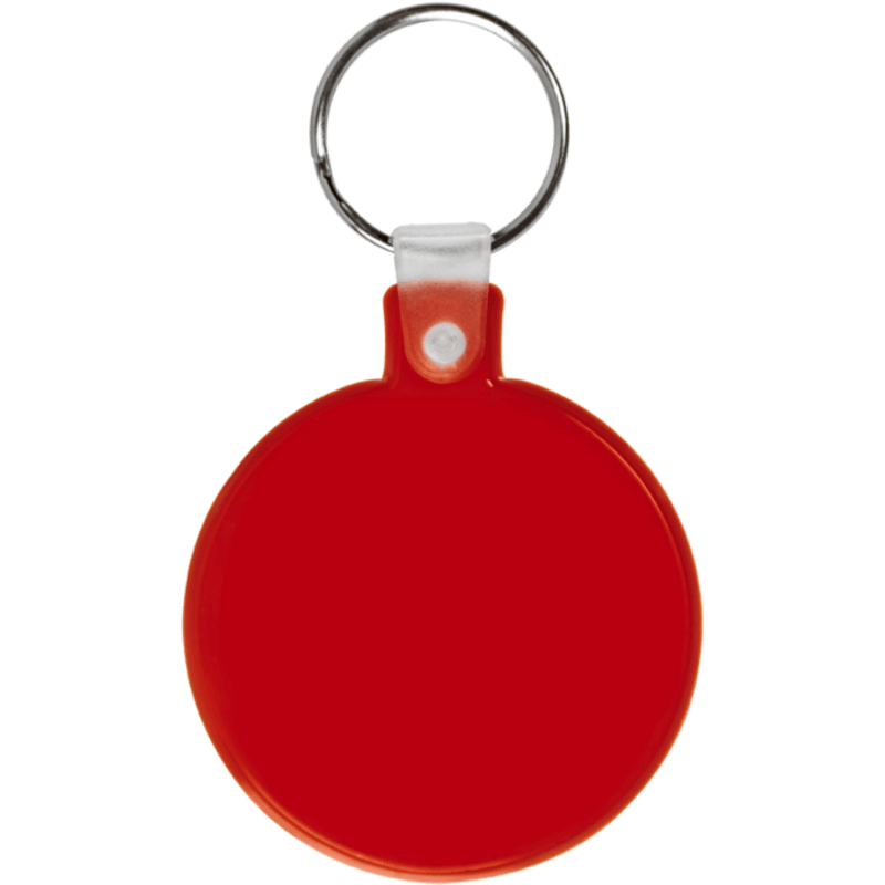 Circle Soft Plastic Keychains 16