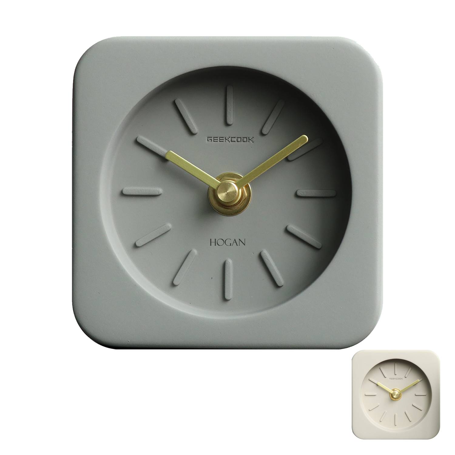 Minimalist Square Table Clock Ornaments 3