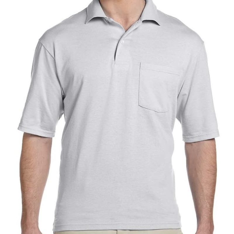 Jerzees 5.6 Oz., 50/50 Jersey Pocket Polo With SpotShield™ 19
