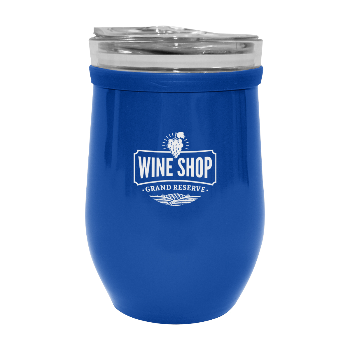 8 Oz. Glass And Stainless Steel Wine Tumbler 13