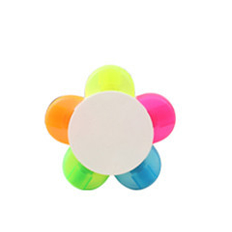 Flower Shape 5 Color Highlighter Marker 2