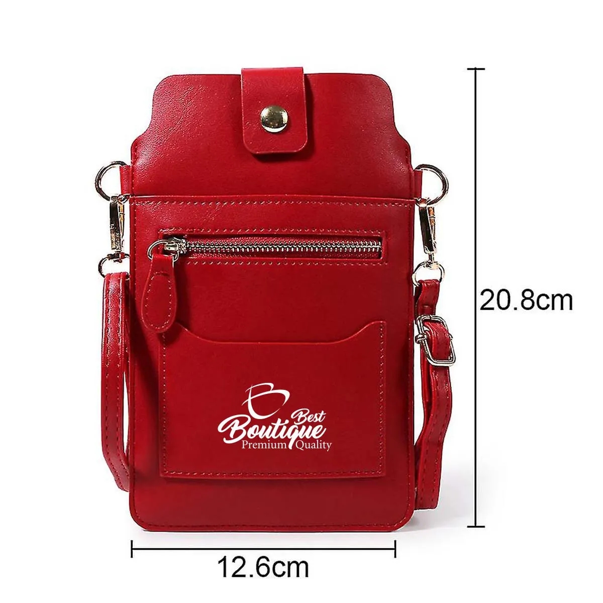 Multifunction  clear touch screen Crossbody Purse 4
