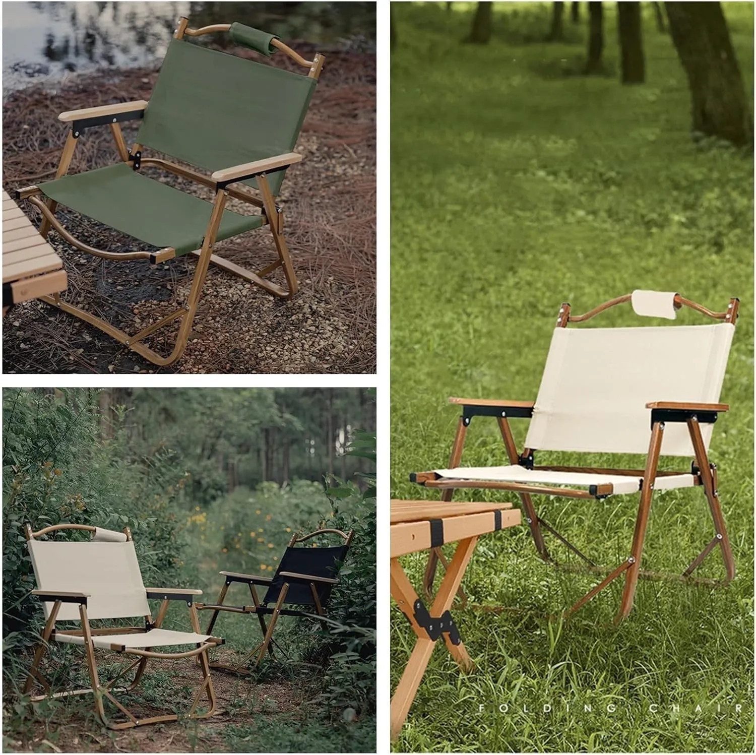 Kermit Outdoor Folding Chair-Aluminu Frame 7
