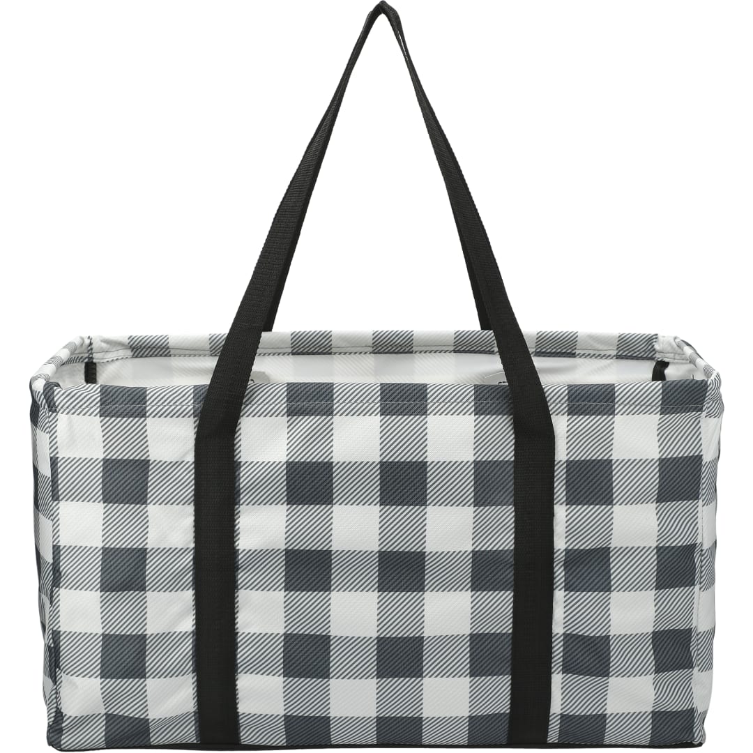 Buffalo Plaid Utility Tote 12