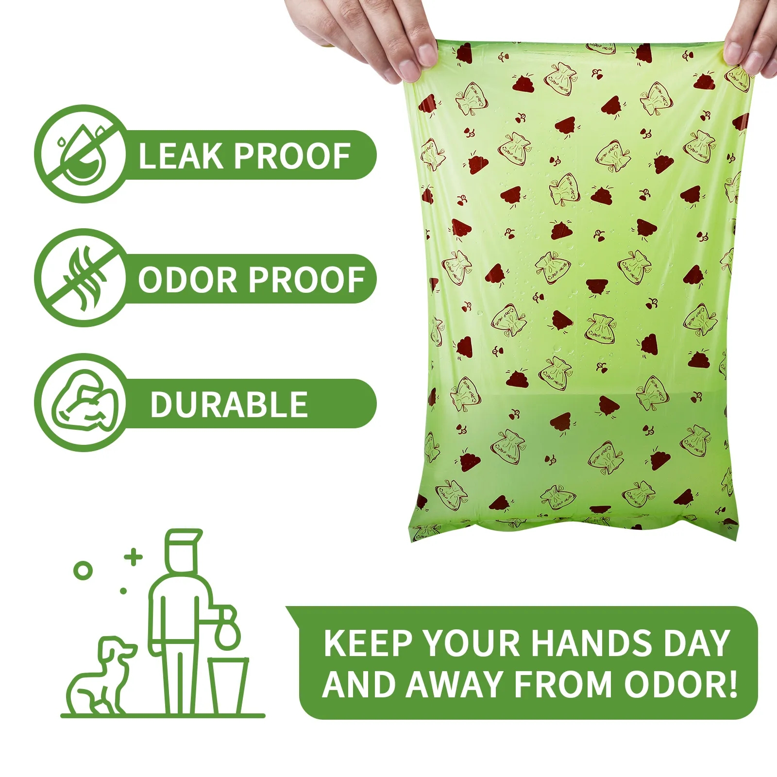 Biodegradable Dog Poop Bag with Dispenser 3