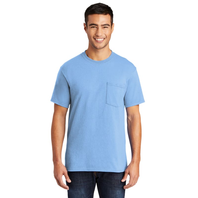 Port & Company Tall Core Blend Pocket Tee. 36