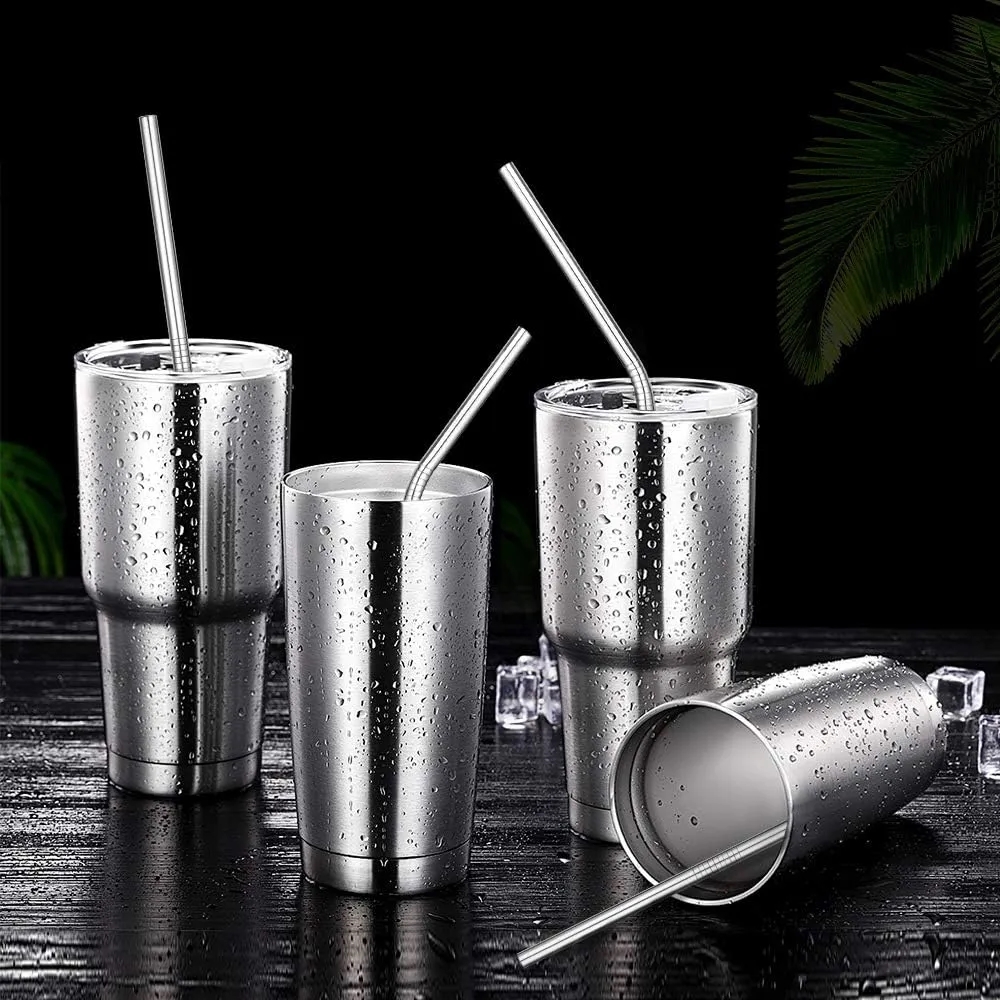 Reusable Drinking Steel Straws And Brush Suit 2